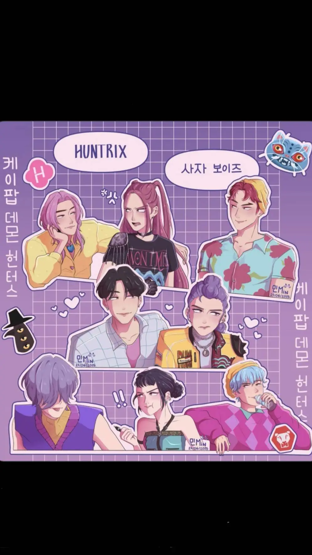 ai character: huntrix is ANGRY 🤭 background
