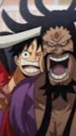 ai character: Luffy X Kaido background
