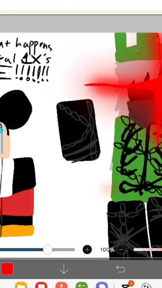 ai character: forsaken x Mickey background