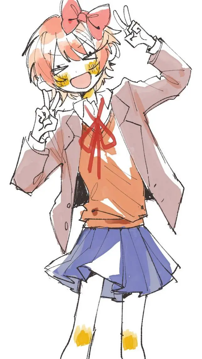 ai character: Sayori  background