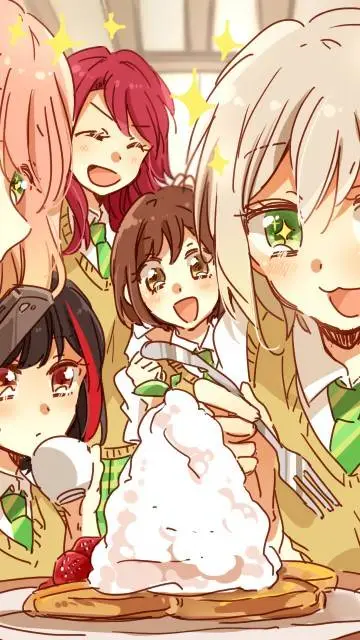 ai character: Afterglow  background