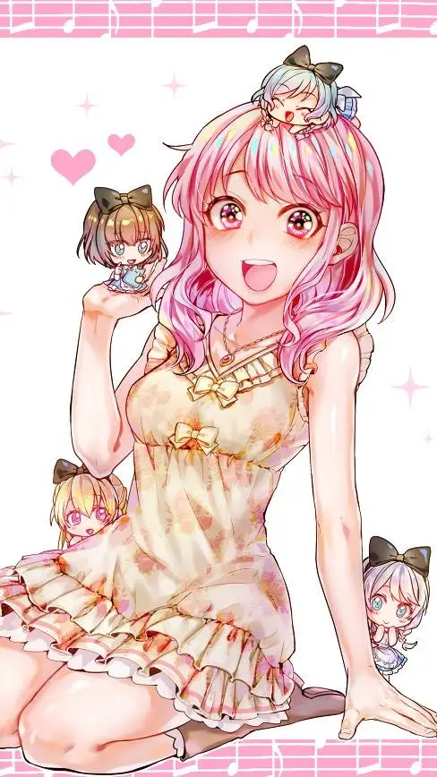 ai character: Pastel✽Palettes background