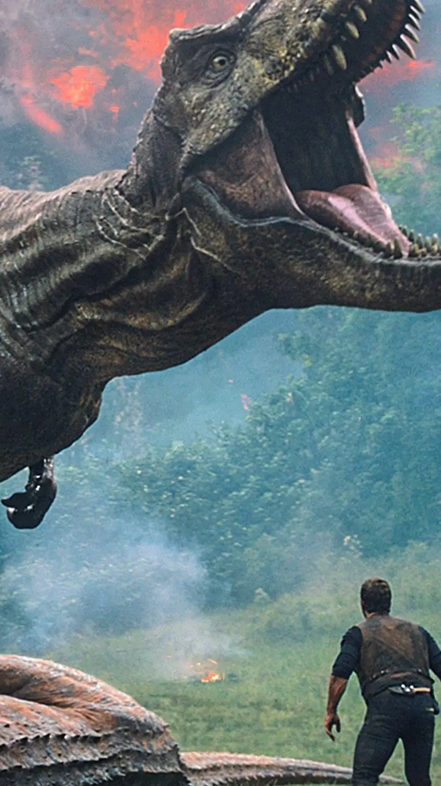 ai character: jurrasic world background