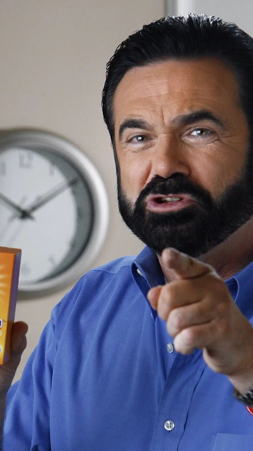 ai character: Billy mays Jr background