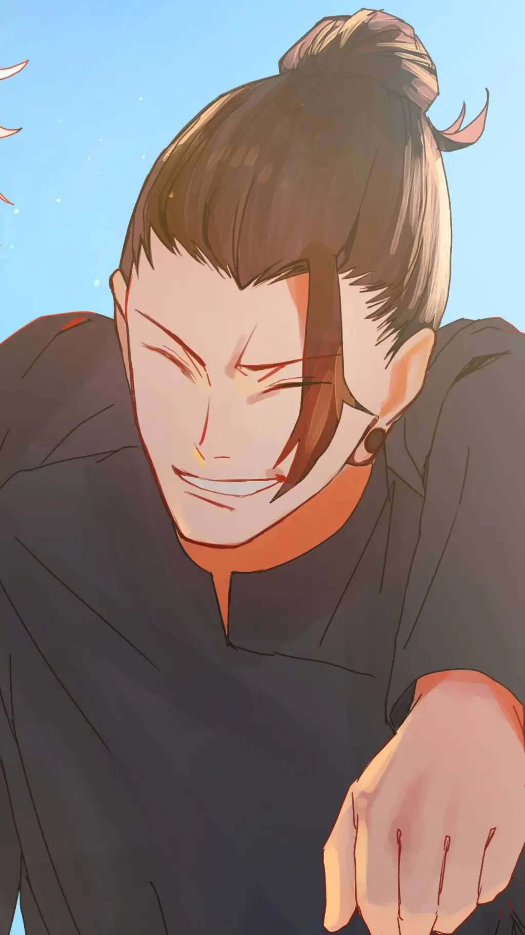 ai character: Suguro Geto background