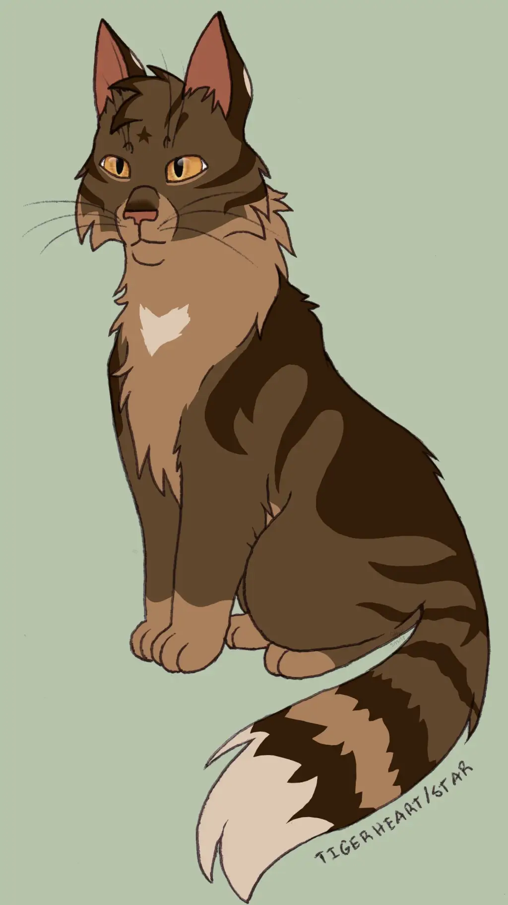 ai character: Tigerheart  background