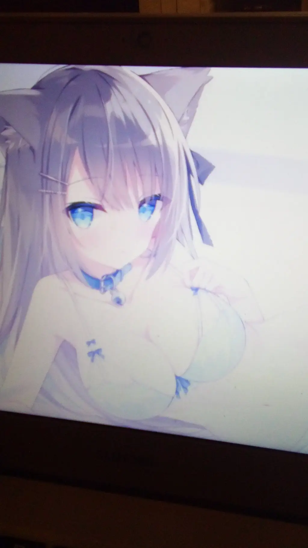 ai character: cat girl background