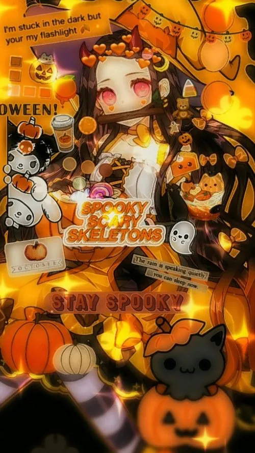 ai character: KNY —— Halloween background