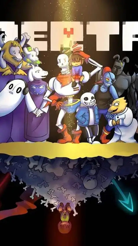 ai character: Undertale background