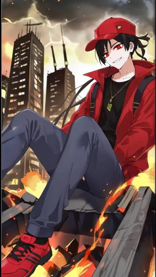 ai character: EXE Virus  background