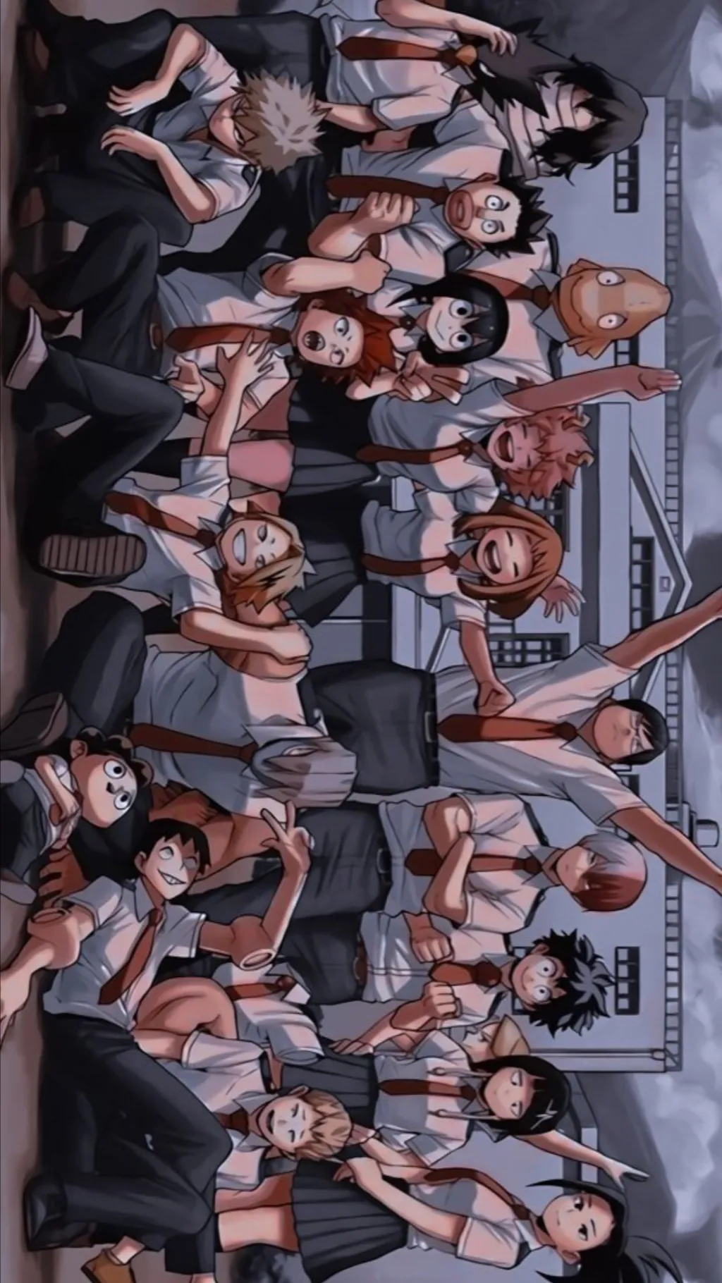 ai character: MHA Road Trip🚍 background