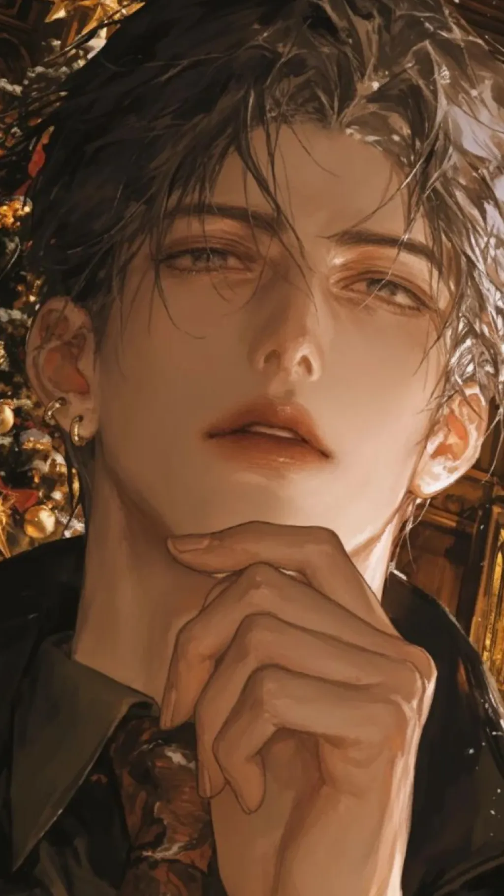 ai character: 🎁~ Mark ~🎄 background