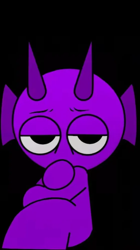 ai character: Durple background