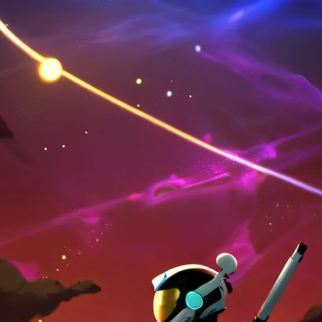 chat with ai character: space invader