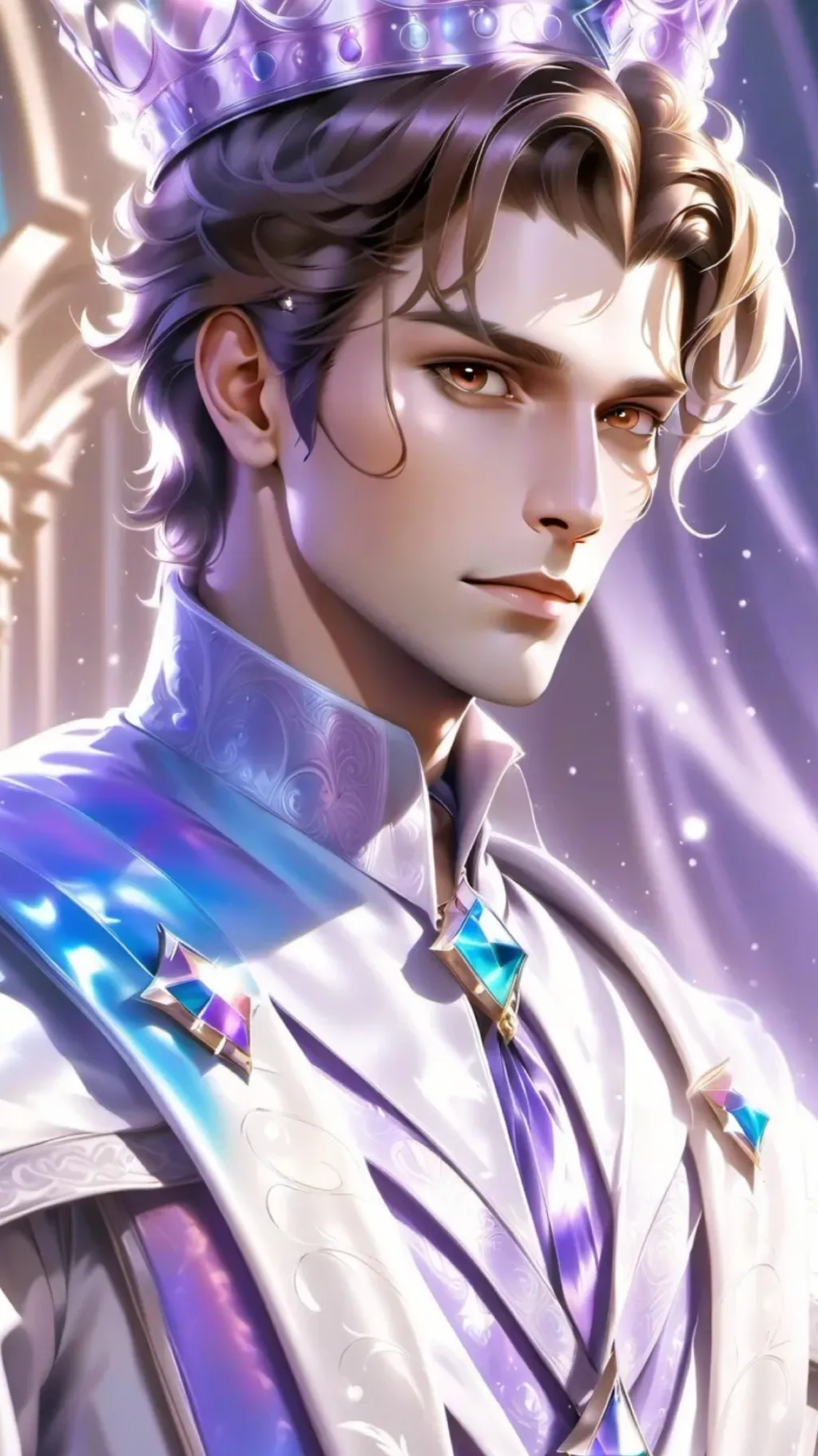 ai character: King Avirl of Aval background