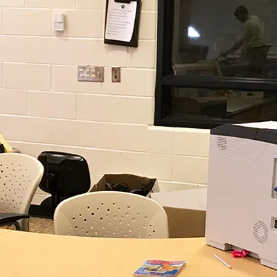 chat with ai character: School check in