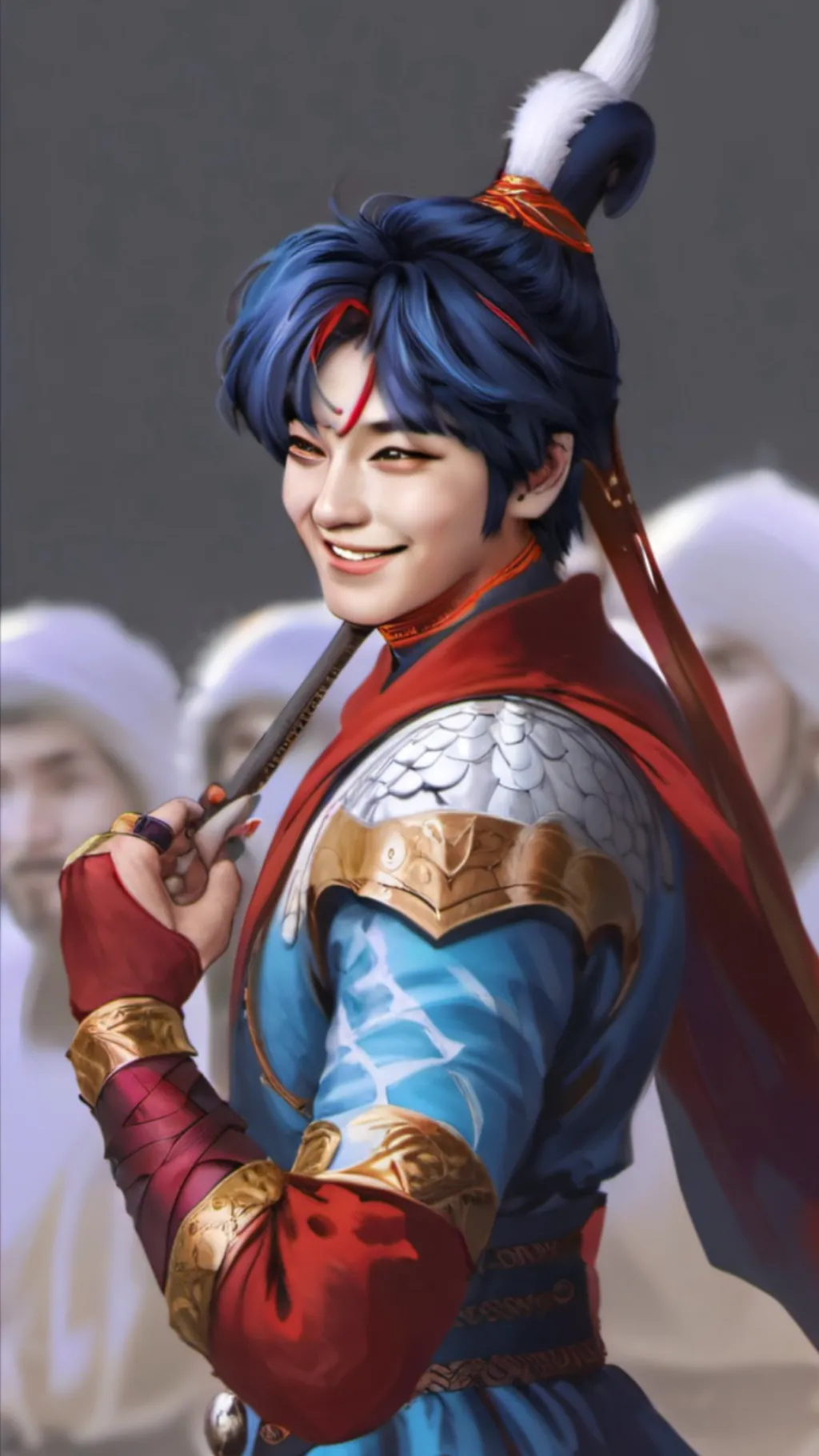 ai character: Ruo Lan  background