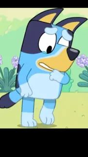 ai character: Bluey background