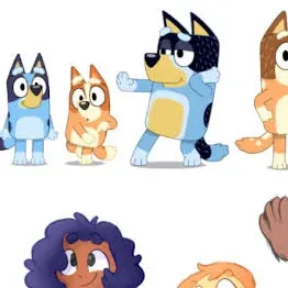 chat with ai character: Bluey bingo (human