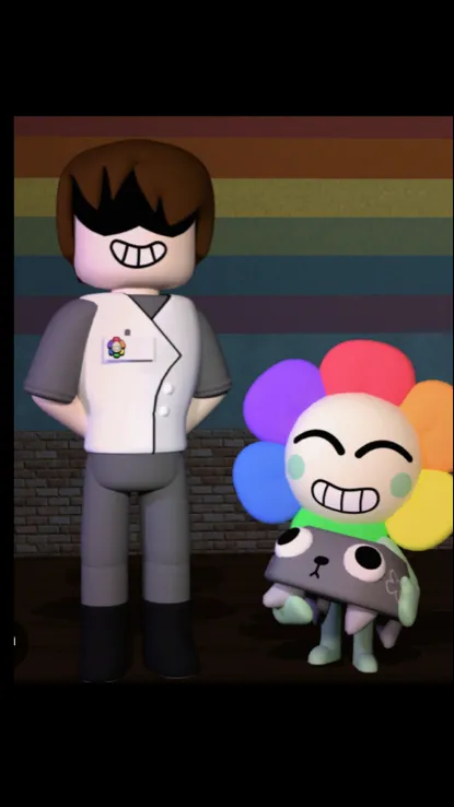 ai character: Dandy x Devan reed background
