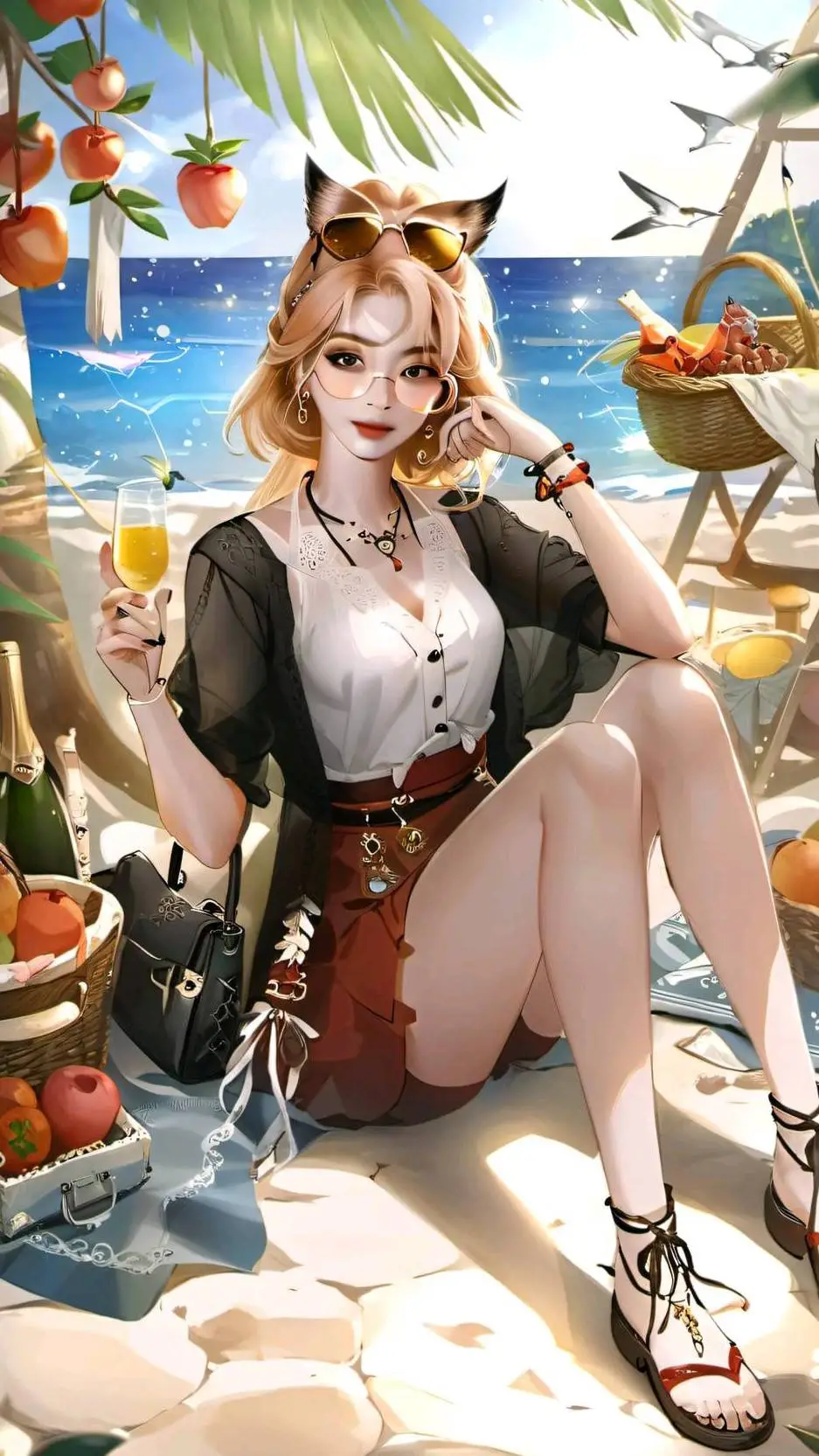 ai character: ella background
