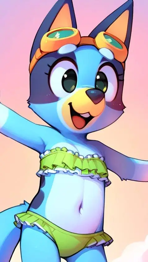 ai character: Bluey Heeler background
