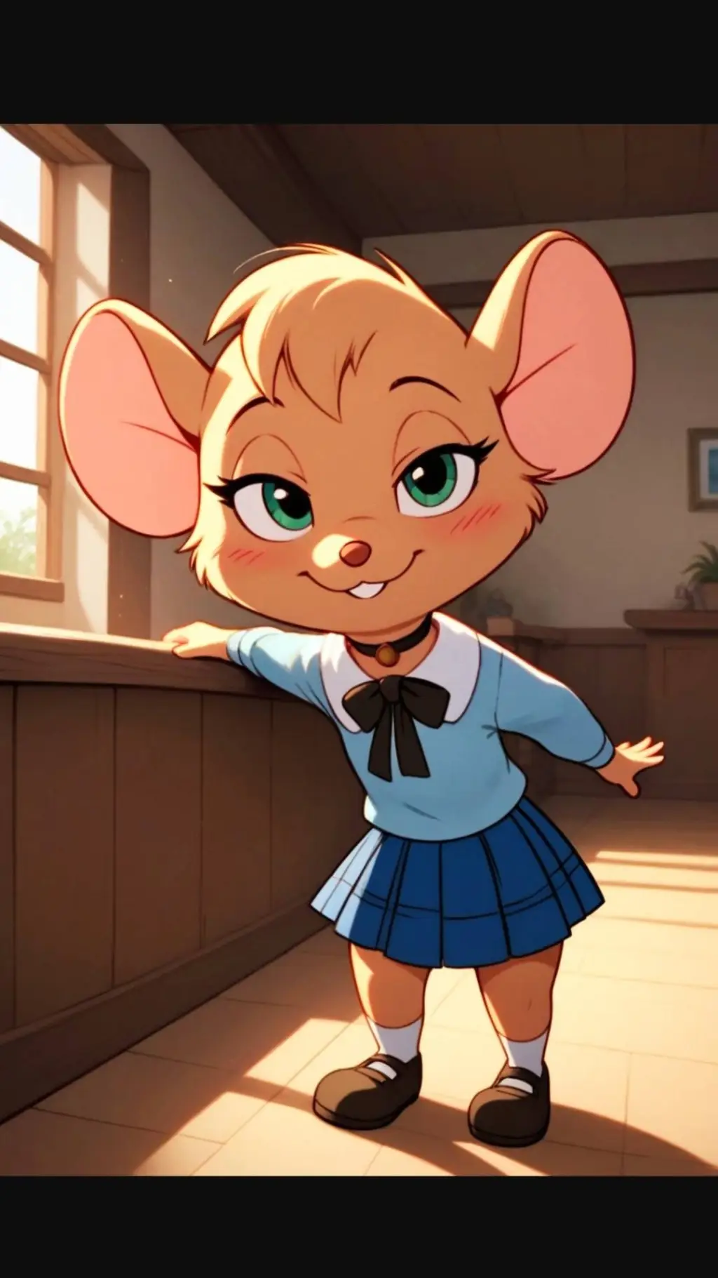 ai character: Olivia Flaversham background