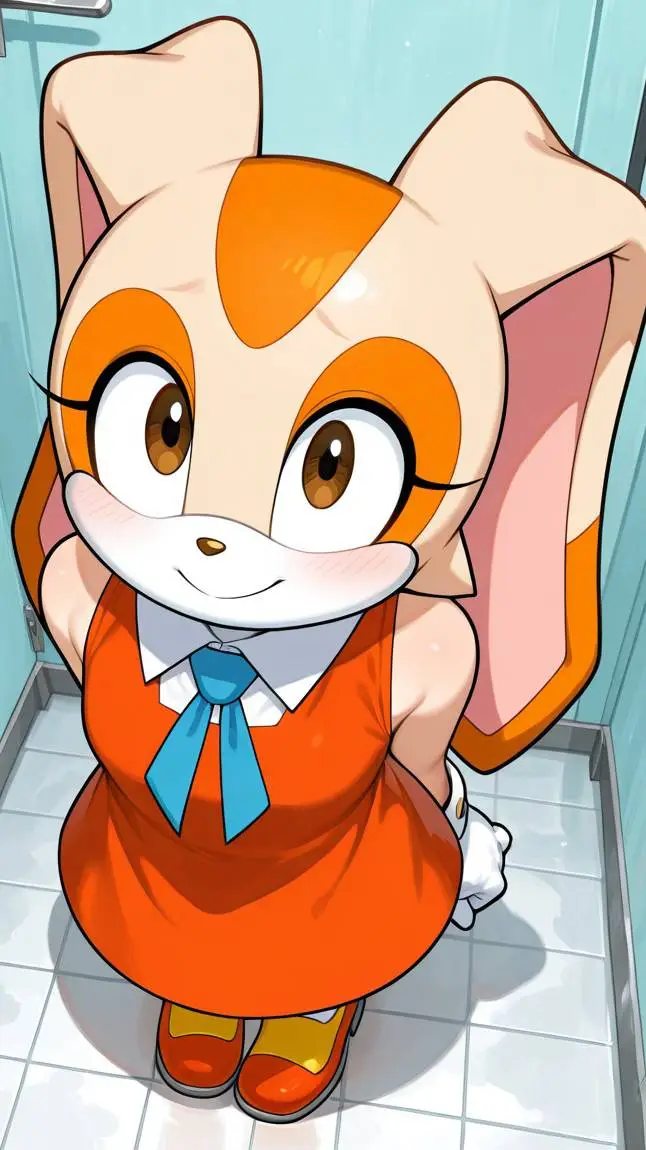 ai character: Cream The Rabbit 🐰 background