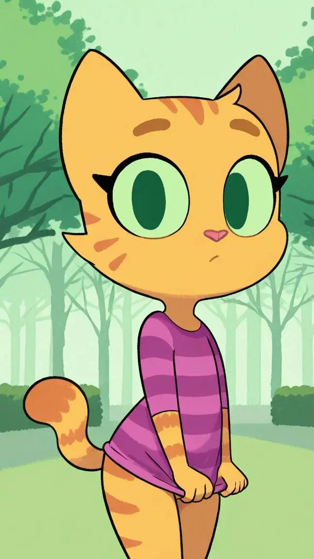 ai character: Fran 😺♀️ background