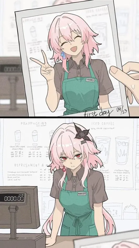 ai character: Evernight protects background