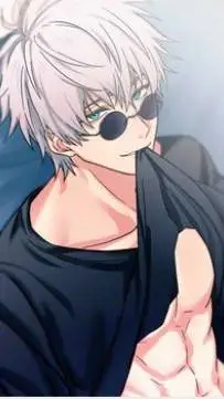 ai character: satoru gojo background