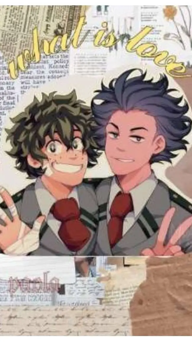 ai character: Shinso x Izuku background