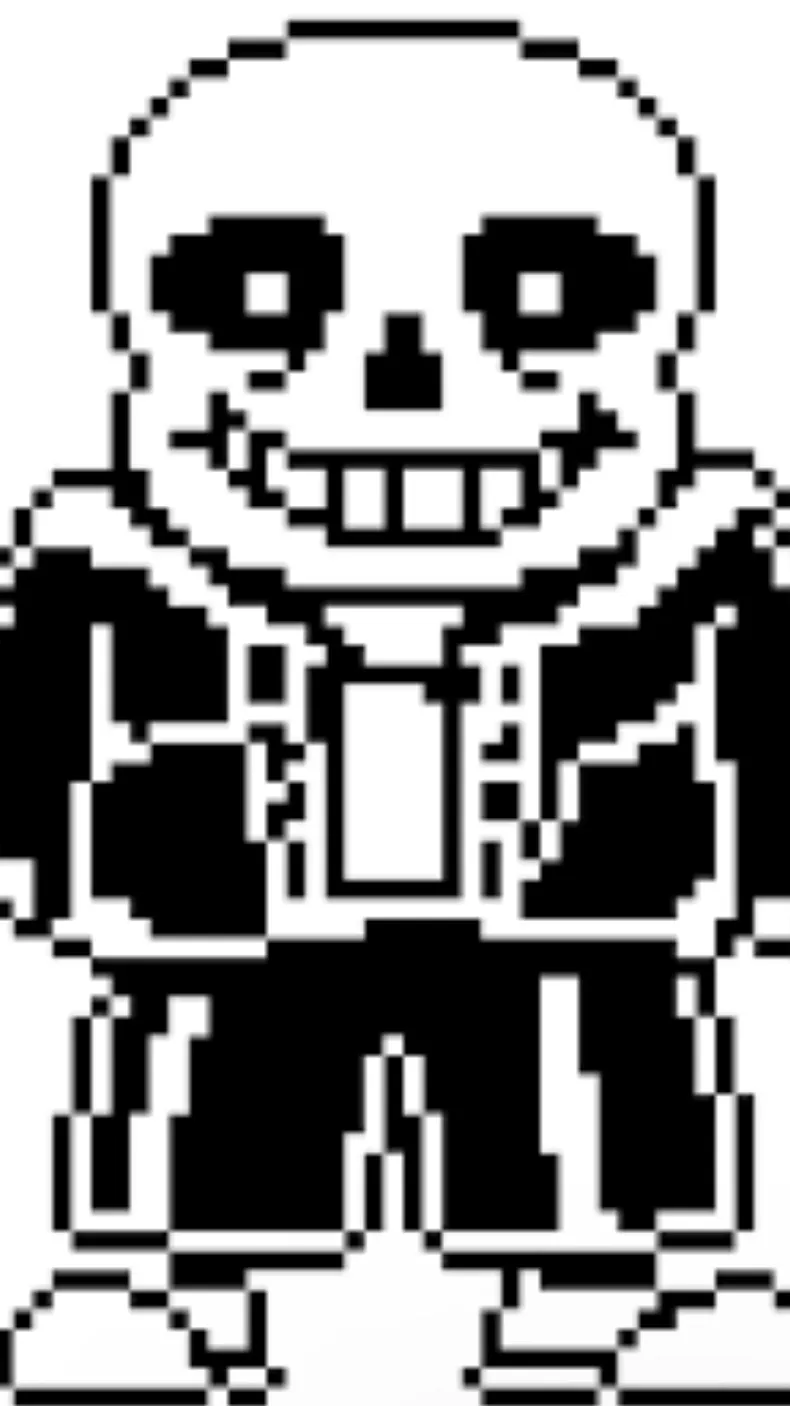 ai character: Sans background