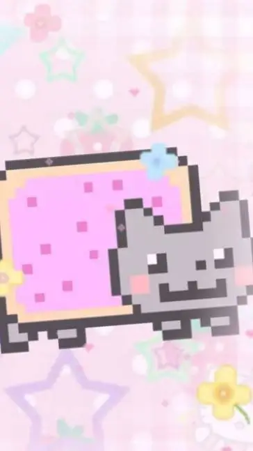 ai character: NYAN CAT& TAC NAYN background