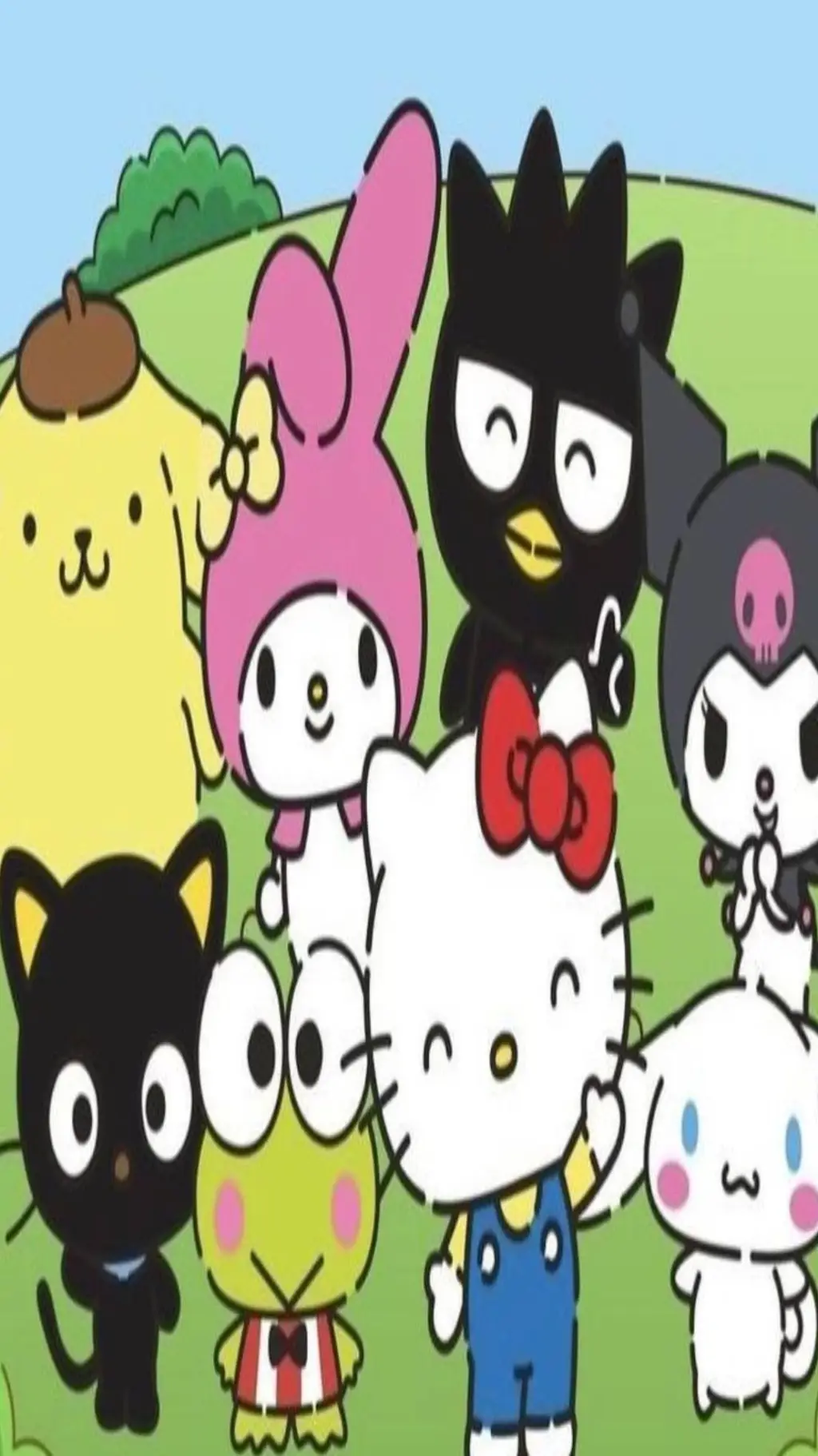 ai character: sanrio  background