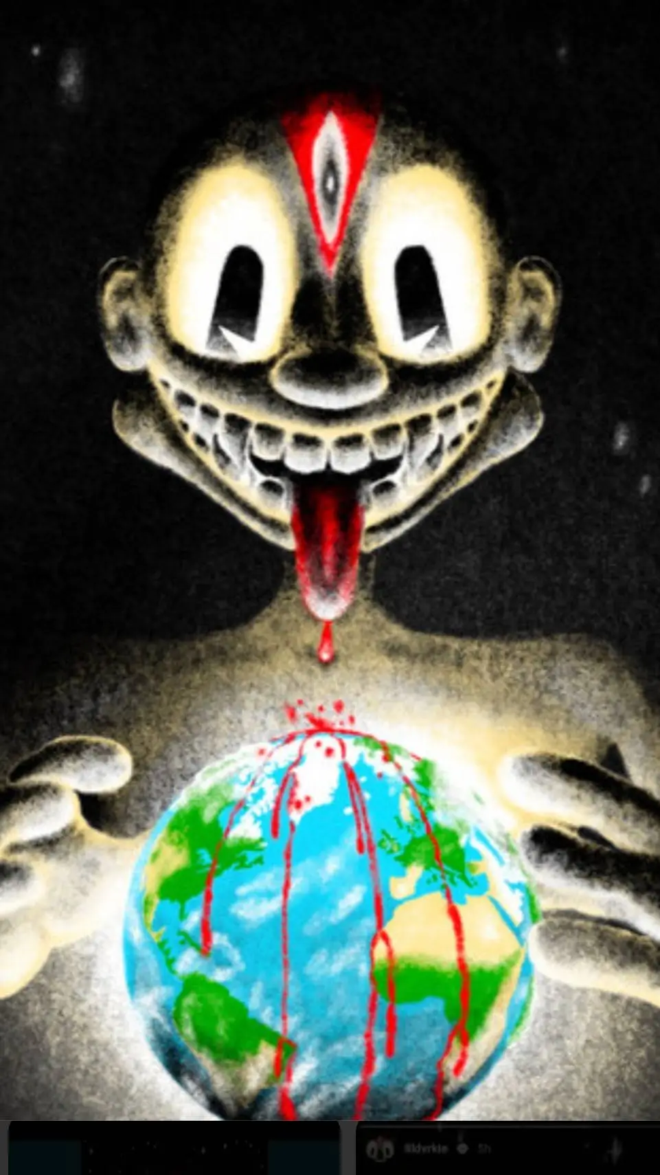 ai character: Lil darkie 3 background