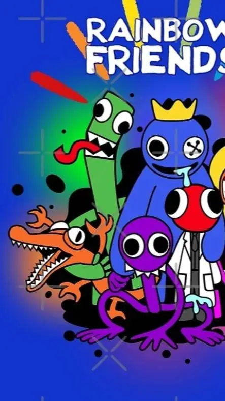ai character: Rainbow friends background