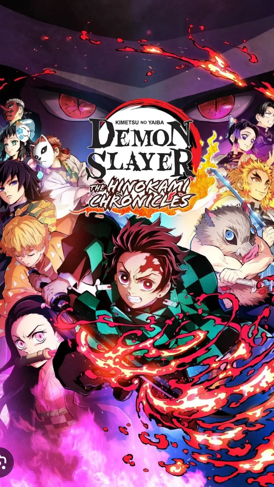 ai character: demon slayer background
