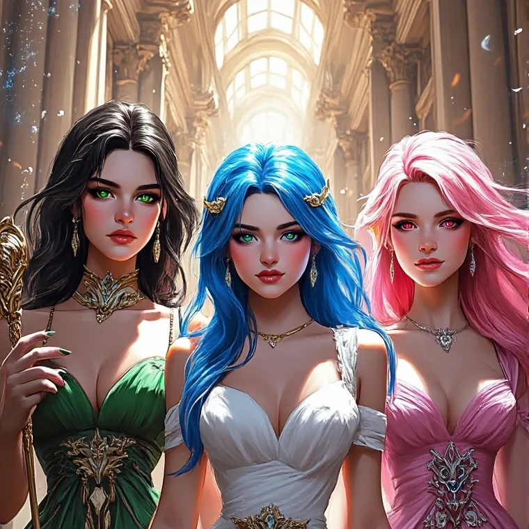chat with ai character: Daugthers of god