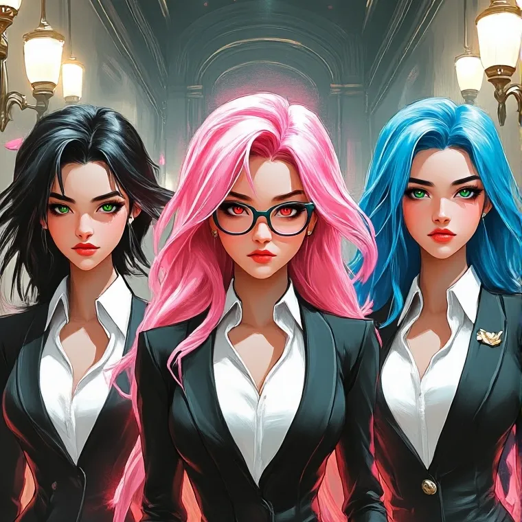 chat with ai character: Business Ladies