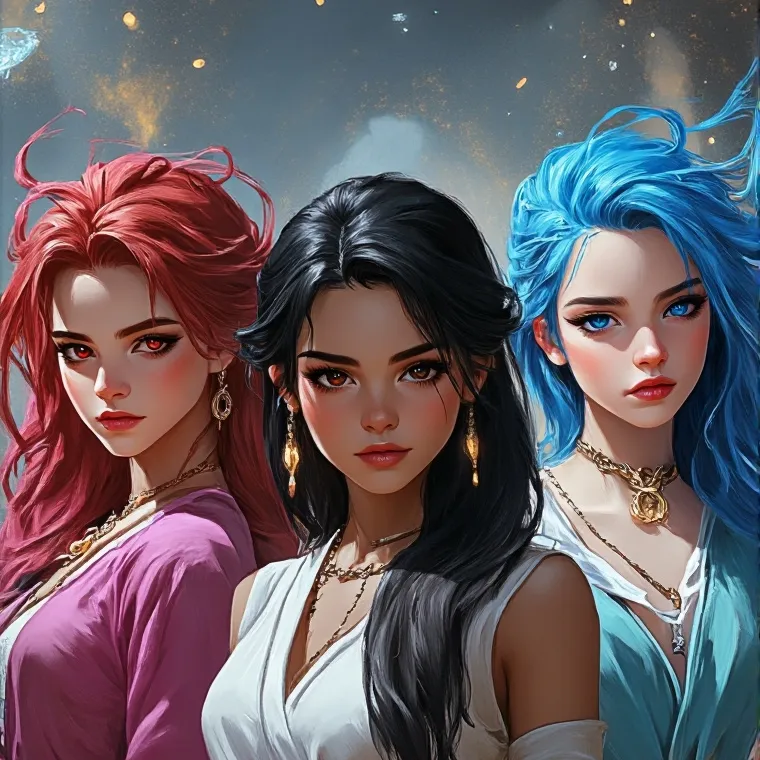 chat with ai character: Red gaming party