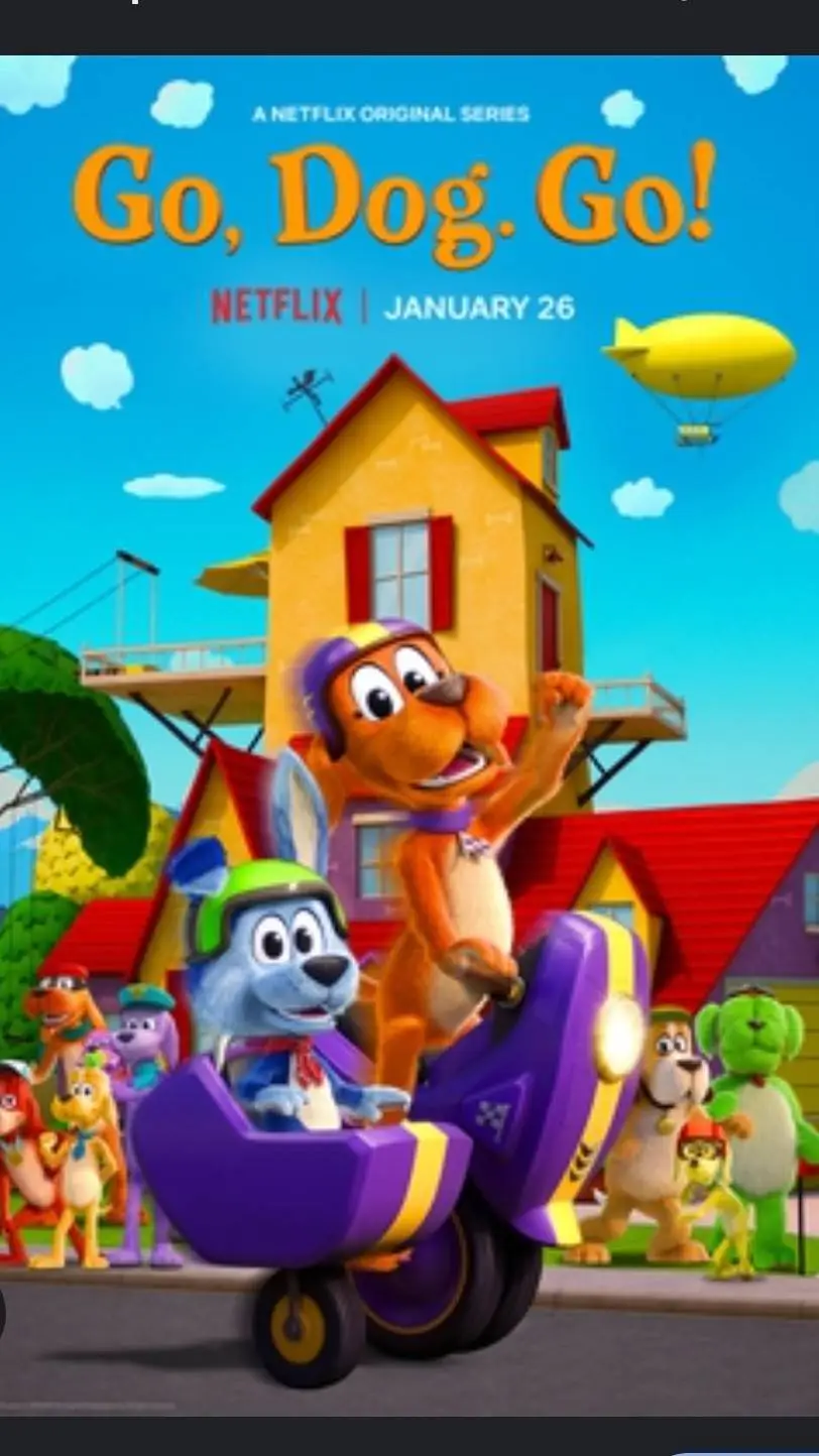 ai character: go, dog, go! background