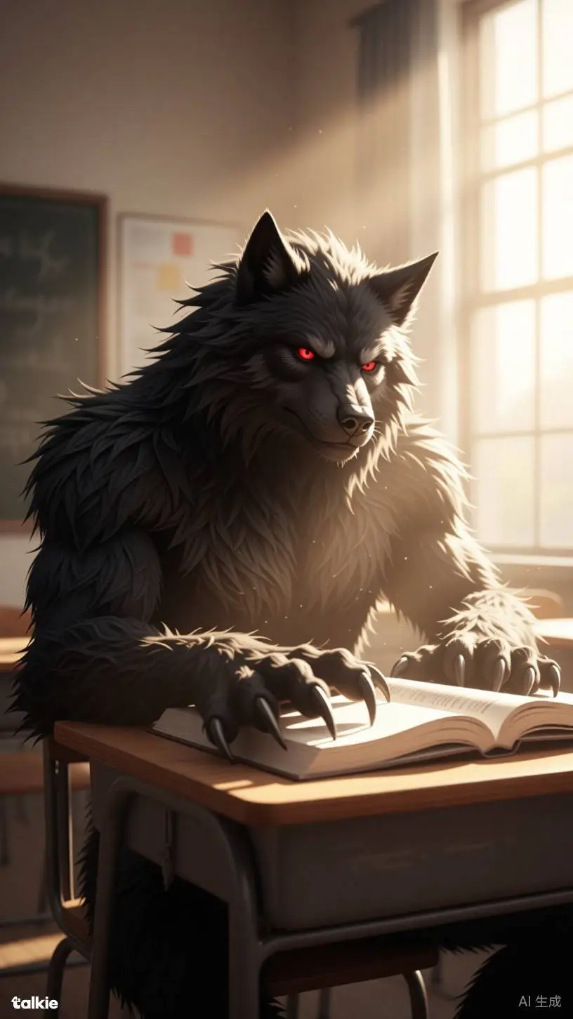 ai character: Schule  background