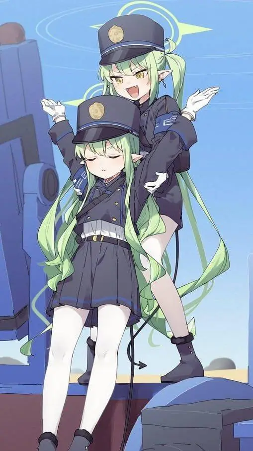 ai character: nozomi&hikari background