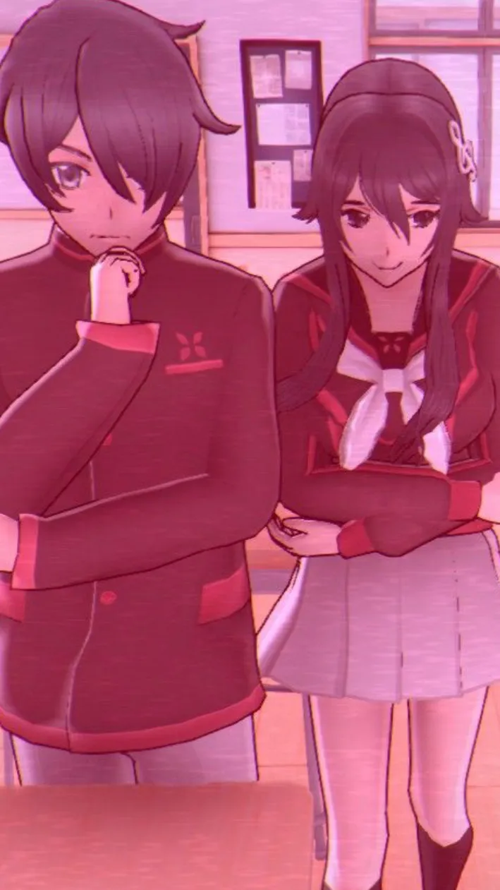 ai character: Ryoba and jokichi  background