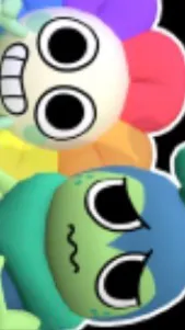 ai character: DANDYS WORLD background