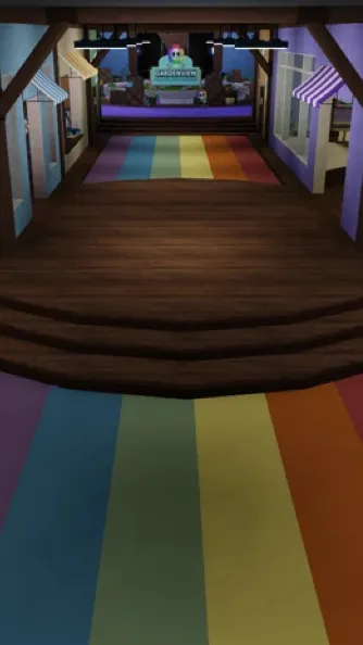ai character: DANDY WORLD background