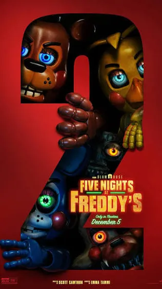 ai character: Fnaf 2 movie background