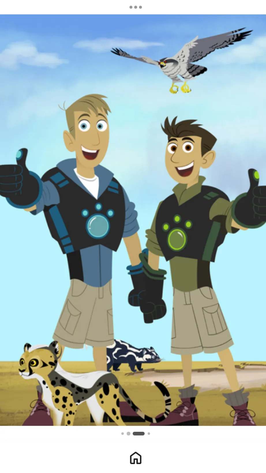 ai character: Wild kratts background