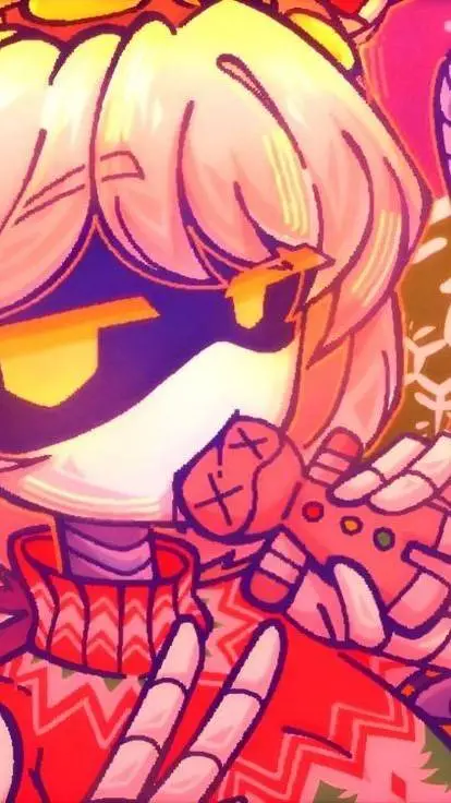 ai character: V-Christmas background